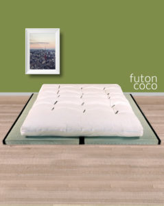 ensemble futon coton coco et 2 tatamis