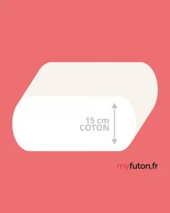 coupe futon coton Saisho 15 cm